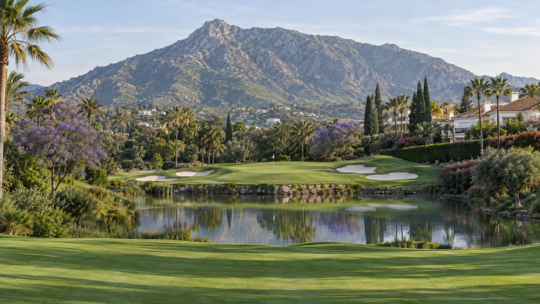 Properties for sale at Las Brisas Golf: new homes beside a lake-strewn championship course in Nueva Andalucía