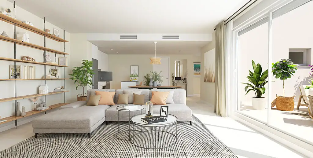 Customizable apartments and penthouses near the beach