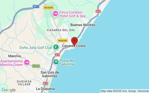 Where is "Casares Bay"? — map