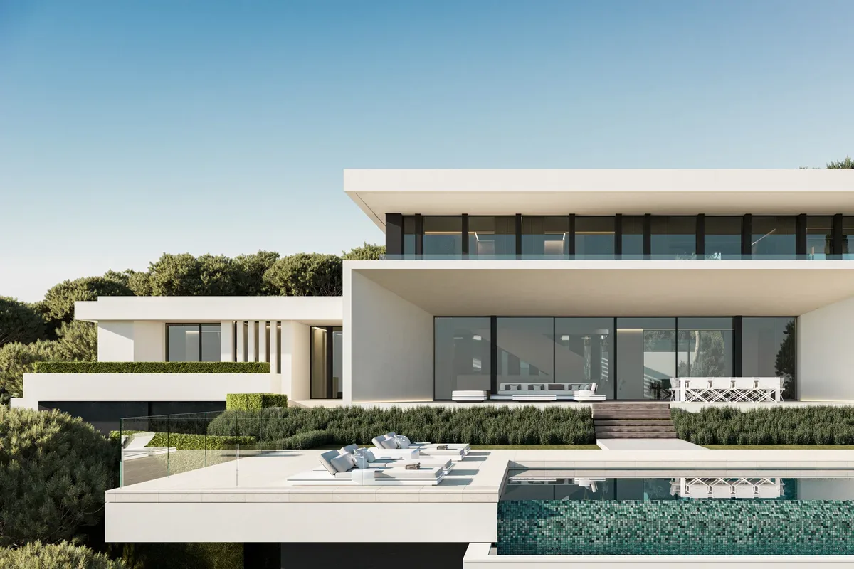 A villa that follows the Alcuzcuz hillside