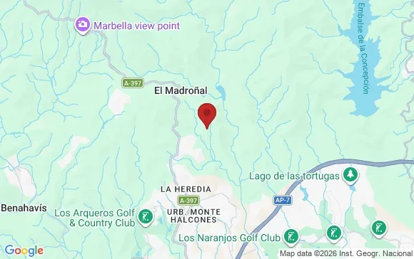 Where is El Madroñal Villa Tiffany? — map