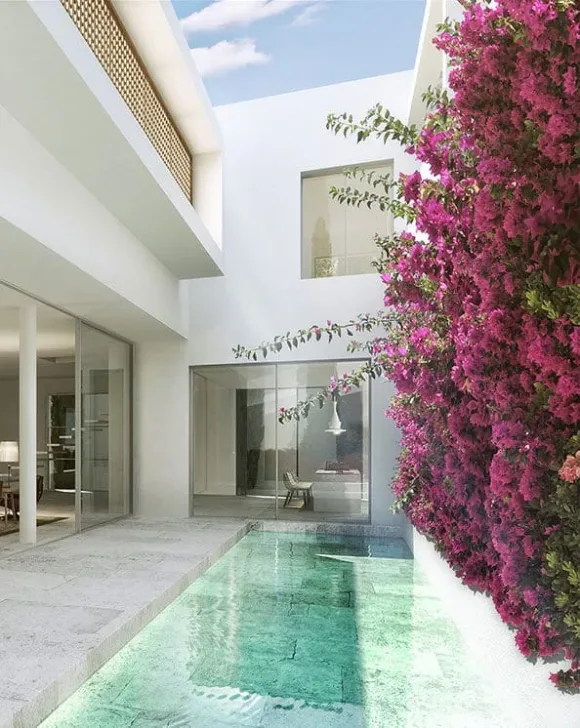 Où se trouvent les "Golfside Villas" ?