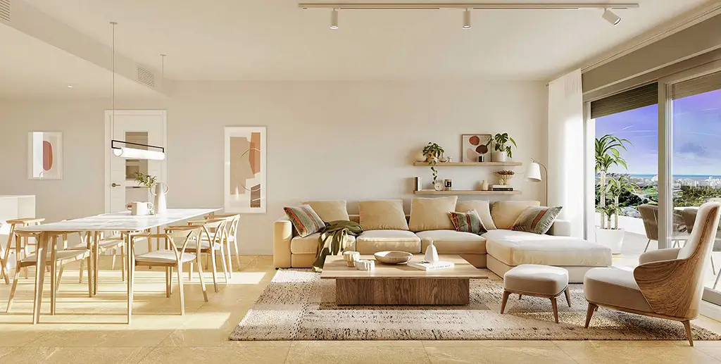 Modern lifestyle with panoramic sea views in Estepona