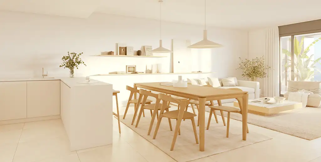 Boutique central living with panoramic views of Gibraltar and Africa