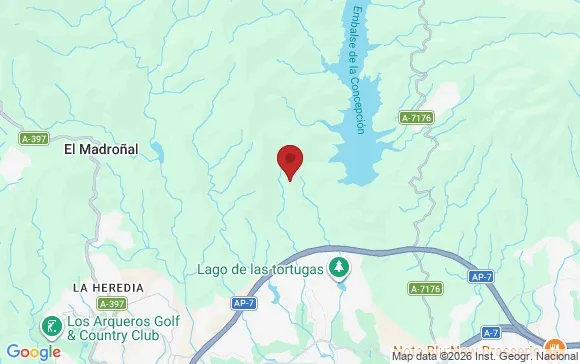 Hvor ligger Mimosas Fase II? — map