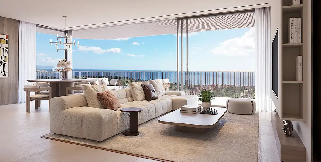 Wake up to stunning sea and mountain views