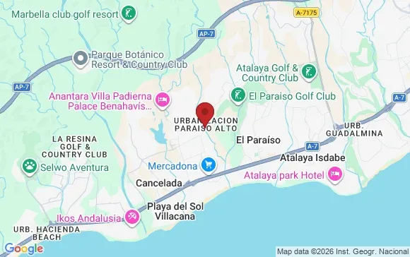 Var ligger Nine in Paradise? — map