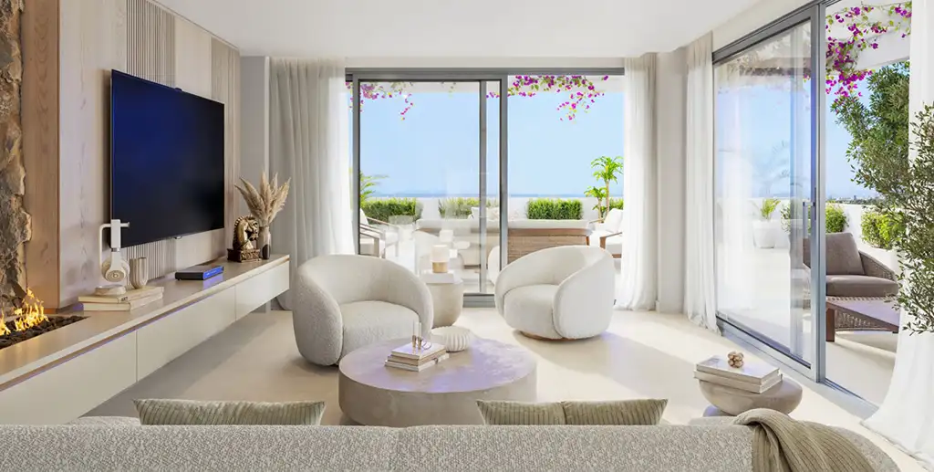 Boutique development next to the golf course