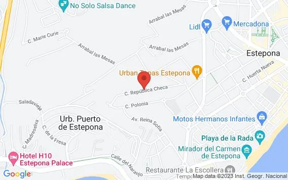 Where is "South Sand Estepona"? — map