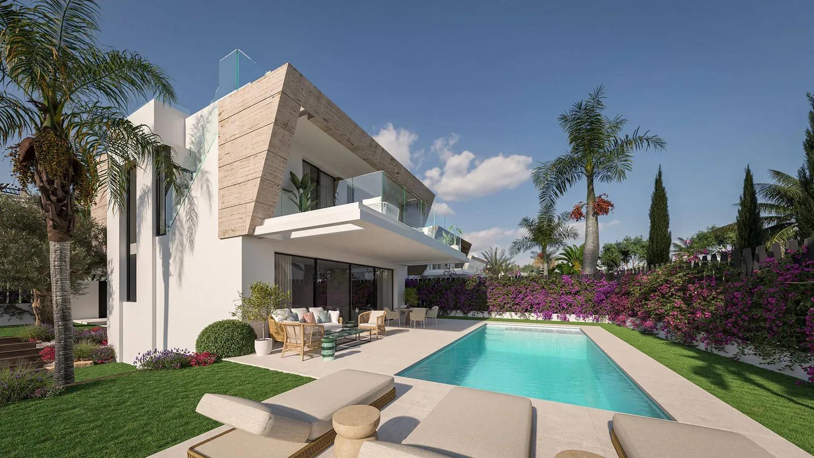 Contemporary golf villas with club membership in Benamara
