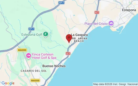 Where is “The Palms”? — map
