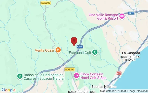 Où se trouve "The Place by Alcazaba Lagoon" ? — map