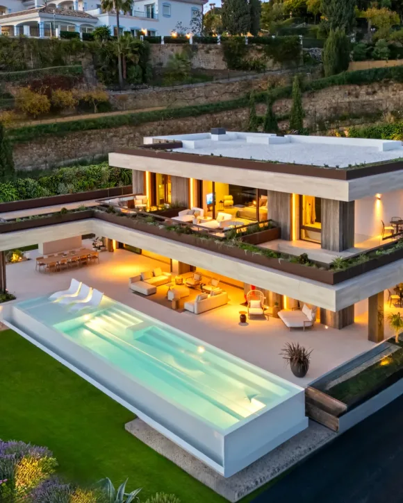 Where are The Sky Marbella Villas?