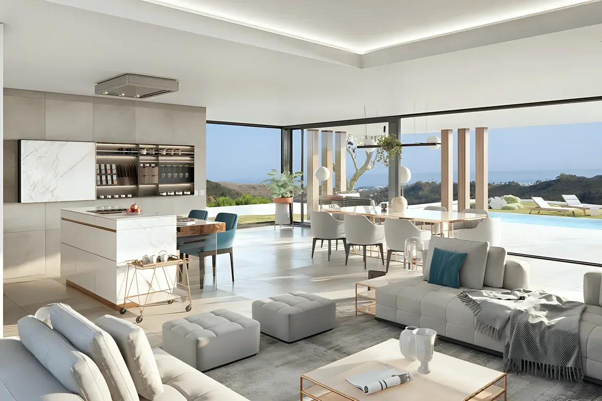 Clean-lined living on the Monte Mayor fairways
