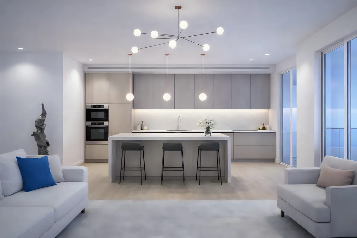 A Passive House villa with a wellness basement