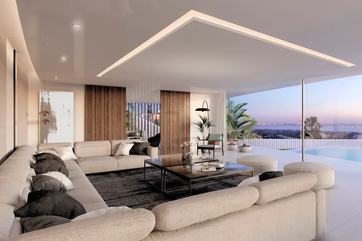 Sea, mountain and golf views in La Alquería