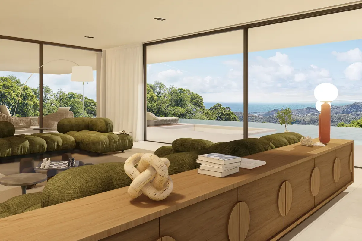 A key-ready Montemayor villa with two pools