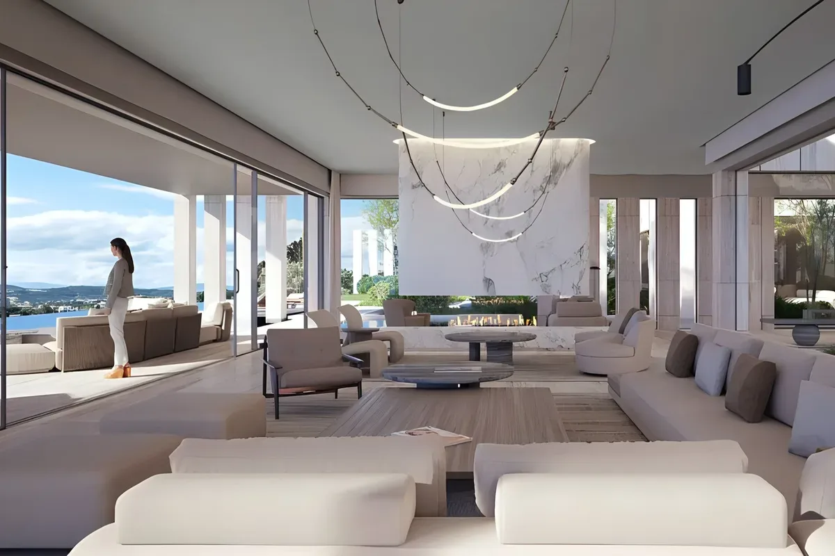 An ultra-private villa facing the Mediterranean