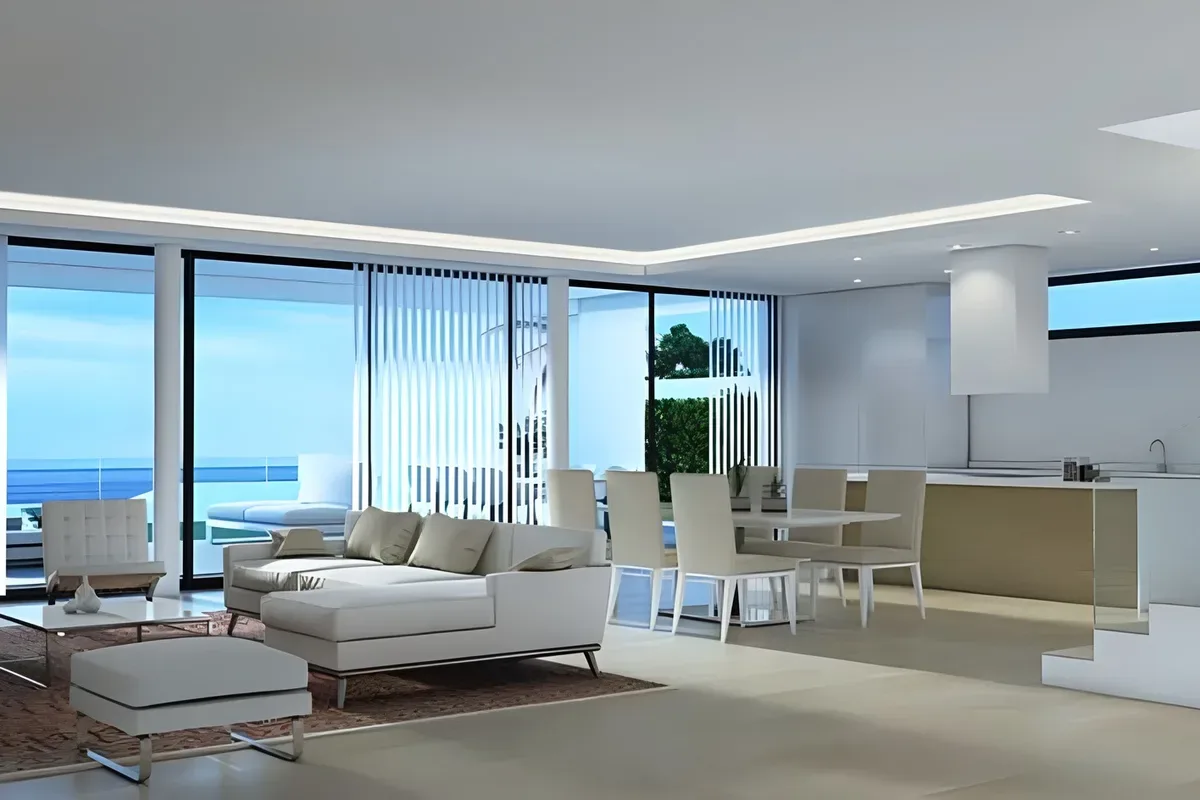 A coastal villa 500 m from the Manilva beach
