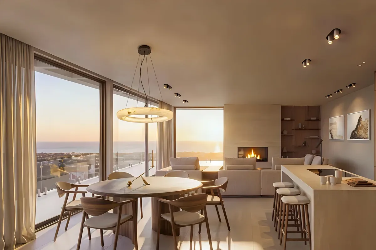 Three levels of coastal views in Real de La Quinta