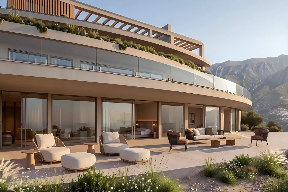 Cascading sea views in Real de La Quinta